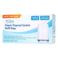 Vliba Diaper Pail Refill Bags (2-Pack)