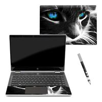 MightySkins Skin Compatible with HP Pavilion x360 14" (2018) - Cat | Protective, Durable, and Unique Vinyl Decal wrap Cover | Easy to Apply, Remove, and Change Styles | Made in The USA