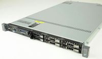 DELL PowerEdge R610 1U 64-bit Server + 2×Quad-Core X5687 Xeon 3.6GHz + 72GB PC3-10600 ECC DDR3 RAM + 6×1TB 7.2K SAS 2.5" SFF HDD, PERC RAID, DVD-ROM, 4×GigaBit NIC, 2×Power Supplies, NO OS (Renewed)