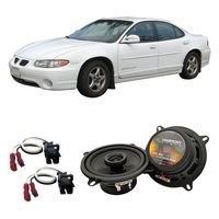 Compatible with Pontiac Grand Prix 1994-2003 Front Door Factory Replacement Speaker HA-R5 Speakers