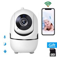 Smart 1080P HD IP Camera Auto Tracking WiFi Home Security Surveillance Camera,Remote Baby Monitor,Pet Camera,Two Way Audio Wireless Night Vision Dome Camera with Cloud Storage iOS Android App