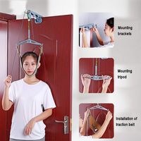QIYU Cervical Neck Traction, Cervical Massager, Home Over Door Neck Spinal Decompression, Orthopedic Traction, Pain Relief