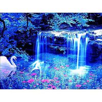 Meidexian888 DIY 5D Diamond Painting, Embroidery Paintings Rhinestone Pasted DIY Diamond Painting Cross Stitch 30X40cm (A)