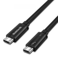 Nekteck Active Thunderbolt 3 Cable, 100W 40Gpbs Thunderbolt 3 Certified 6.6 Feet USB C Cable with Thunderbolt 3 Port for New MacBook Pro, Acer Aspire Switch, Dell XPS and More