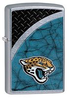 Zippo NFL Jacksonville Jaguars Street Chrome Pocket Lighter