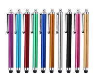 iCrews, Stylus 10 Pack of Purple Pink Black Silver Green Stylus Universal Touch Screen Capacitive Stylus Pen for Kindle Touch ipad iPhone 6/6s 6Plus 6s Plus Samsung S5 S6 S7 Edge S8 Plus Note