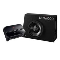 Kenwood P-W101B 10-Inch Loaded Vented Subwoofer & Amp Package
