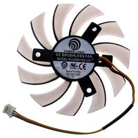 Allpartz PLD08010S12H 75mm DC 12V 0.25A 40mm 3Pin Graphics Video Card Cooling Fan