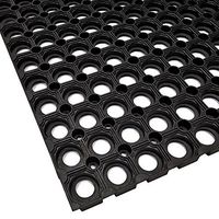 Electriduct Extra Thick Rubber Ring Safety Mat - 40"x59" Anti-Slip 3/4" Rubber Anti-Fatigue Drainage System