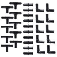 (30) 1/2" POLY ALLOY PEX FITTINGS 10 EA-ELBOW, COUPLER, TEE