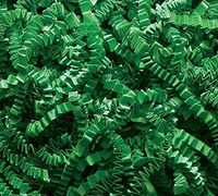 EDS Premium Gift Basket Filler Crinkle Paper 1 lbs Bag (Green)