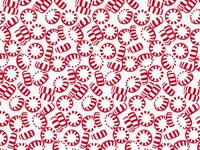 Lumos80 Pack of 5 Peppermint Holiday Print Gift Tissue Paper Sheets - 20" x 30"