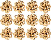 The Gift Wrap Company 12 Count Decorative Confetti Gift Bows, Medium, Gold (12/pkg) Pkg/1