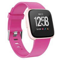 Recoppa Compatible with Fitbit Versa Bands for Women Men Large Small, Adjustable Replacement Wristbands for Fitbit Versa/Versa 2/Versa Lite Edition/Versa Special Edition Rose Large