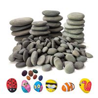 Lifetop 120PCS Painting Rocks , DIY Rocks Flat & Smooth Kindness Rocks for Arts, Crafts, Decoration , Medium/Small/Tiny Rocks for Painting ,Hand Picked for Painting Rocks