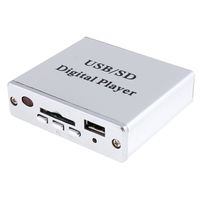 SallyBest® Digital Car Power Amplifier MMC MP3 SD USB Audio Player Reader 3-Electronic Keypad Control with Remote Control