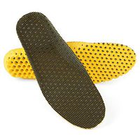 uxcell Eva Foam Shoe Insoles for Women and Men Breeze Breathable Athletic Shoe Inserts W 12/M 10 (US) Black