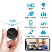 Hidden Camera WiFi Wireless HD 1080P Live Stream Mini Camera with Seven Level Motion Detection Sensitivity,Password Protection and Automatically Turn on/Off IR Light Function for iPhone/Android