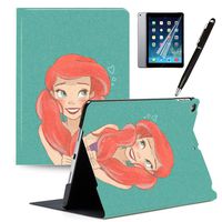 LJX 2019 iPad Air 3 Case 2017 iPad Pro 10.5 inch Cover, Mickey Minnie PU Leather Protective Cartoon Cute Design Stand Smart Auto Sleep/Wake Shell for iPad Air (3rd Gen) 2019/iPad Pro 10.5" 2017#P