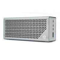 JLab Audio Crasher Loud Portable Bluetooth Stereo Speaker with 18 Hour Battery - Air Aluminum/White
