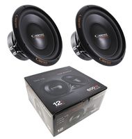 (2) Cadence CM12D2 12" Subwoofer Dual 2 Ohm 2" DVC 1200W Bass Sub Car Audio