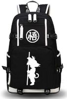 YOYOSHome Luminous Anime Dragon Ball Z Cosplay Goku Bookbag College Bag Daypack Backpack School Bag (Black)