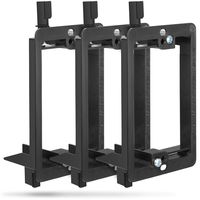 Low Voltage Mounting Bracket (1 Gang - 3 Pack) Fosmon Low Voltage Mounting Bracket (Mounting Screws Included) Compatible with Telephone Wires, Network Cables, HDMI, Coaxial, Speaker Cables