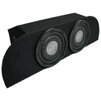 Compatible with 2003-2008 Nissan 350Z Coupe Under Strut Harmony F104 Dual 10" Sub Box Enclosure