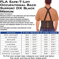 Safe-T-Lift Back Support DX. Medium. Black