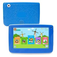 Aosituopu Kids Education Tablet PC with Bracket, 7.0 inch, 512MB+8GB, Android 4.4 Allwinner A33 Cortex A7 Processor, Support WiFi/Micro SD Card/G-Sensor (Color : Blue)