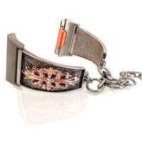 Libbyer Compatible Fitbit Ionic Bands,Vintage Chain Bracelet Jewelry with Rhinestone for Fitbit Ionic Smartwatch,Adjustable Wristband 5.5" - 8.1"