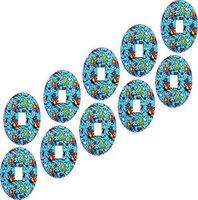 Dexcom Adhesive Patch Precut Superhero Design Adhesive Patches with Split Backing, Easy to Apply x 10 Pack