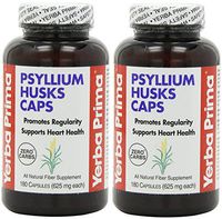 Yerba Prima Psyllium Husks 625 Mg 180 Capsules (2 Pack) by Yerba Prima