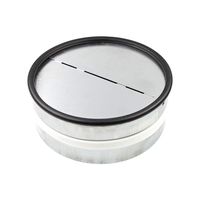 klimapartner RKI 6" Professional Backdraft Damper Inline Spring Loaded