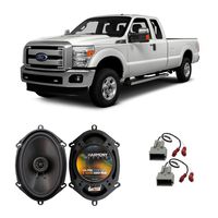 Compatible with Ford F-250 XL 2013-2016 Front Door Factory Replacement Harmony HA-R68 Speakers New
