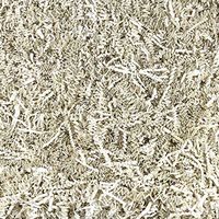 Worlds Crinkle Cut Paper Shred for Packing Filler Gift Wrap Basket Filler Colored Crinkle Paper 1LB Light Lvory