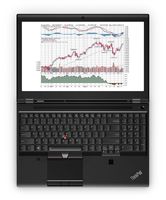Lenovo ThinkPad P50 20En 15.6" Notebook, 16 GB RAM, 256 GB SSD, NVIDIA Quadro M2000M, Black (20EN001SUS)