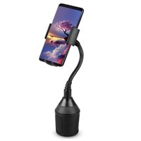 Cup Holder Phone Mount, Linkstyle Gooseneck Cup Holder Cradle Car Mount for All 1.9-3.6 inch Smartphones