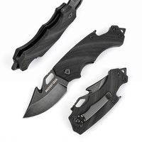 MOSSY OAK Mini Folding Pocket Knife, 2.5-inch Stainless Steel Drop Point Blade - G10 Handle EDC Multifunction Tool with Bottle Opener and Glass Breaker (Stonewash)