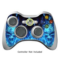 Skin Stickers for Xbox 360 Controller - Vinyl High Gloss Sticker for X360 Slim Wired Wireless Game Controllers - Protectors Stickers Controller Decal - Blue Daemon [ Controller Not Included ]