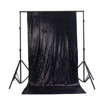 Zdada Black Birthday Party Sequin Photography Backdrop-3ftx7ft Seamless