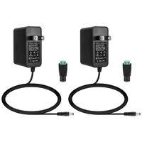 ALSISK 12V 1A 12W Transformer Power Supply Adapter,Power Plug for Home Appliances,CCTV Camera,Yamaha keyboard,Routers,Hubs,LED Strips,Telekom,T-Com,Speedport,Radiowecker,Scanner,Switch-2 Package