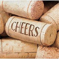 Sip Sip Hooray Wine Beverage Napkins, Cheers, 48 ct