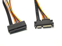 SAS 29 Pin Female to SATA 22 Pin Male Cable 24"