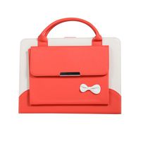 11 Inch iPad Pro Case 2018, YiMiky Cute Fashion Handbag Cover PU Leather Stand Case Multi Angle Viewing Cover Smart Folio Stand for Women Protective Cover for 11'' iPad Pro 11 2018 - Red