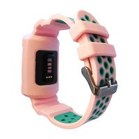 feuy for Fitbit Charge 3 Bands, Soft Silicone Protection Surrounded Replacement Accessory Sport Band for Fitbit Charge 3 Smartwatch Fitness Wristband Have Protective Case Cover Function Band