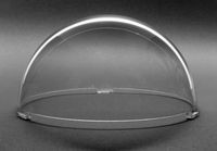 JMX 4 Inch Acrylic Indoor / Outdoor Cctv Clear Camera Dome Cover Security Camera Housing