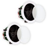 Theater Solutions TS650S in Ceiling 6.5" Stereo Speakers 2 Channel Each Home 2 Speaker Set 2TS650S