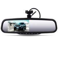 ARECORD AR438 4.3" WiFi Car Rear View Mirror Monitor for Toyota Honda Nissan Mazda Hyundai Kia Ford Pickup SUV - Support iOS & Android & Auto Parking Assistance System
