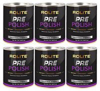 Rolite Pre-Polish (2lb) for Heavily Oxidized, Stained, Discolored and Corroded Metal, Clear Coated and Gel-Coated Surfaces 6 Pack